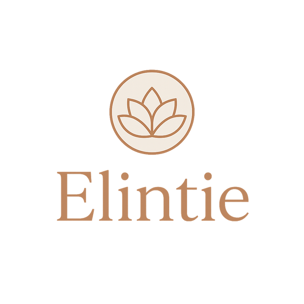 Logo de boutique de bracelets en pierres naturelles, Feng Shui et porte-bonheurs artisanaux, symboles de chance, bien-être et énergie positive.