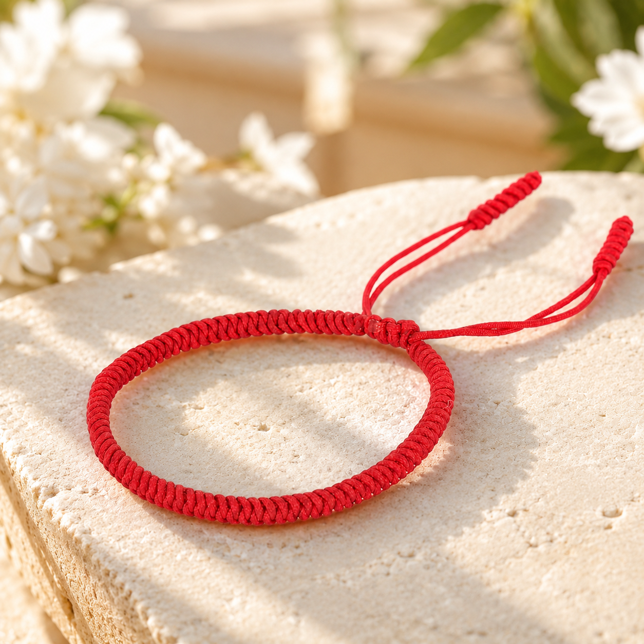 Bracelet Feng Shui associé à une intention de protection, dans un format souple et discret.